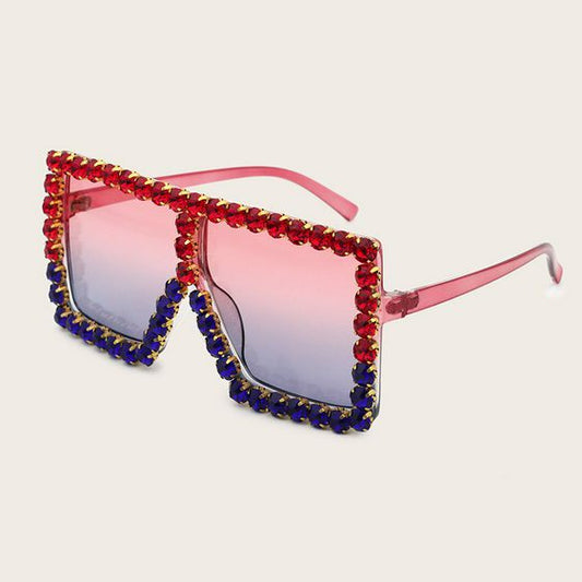 Gradient Wide Frame Sunglasses